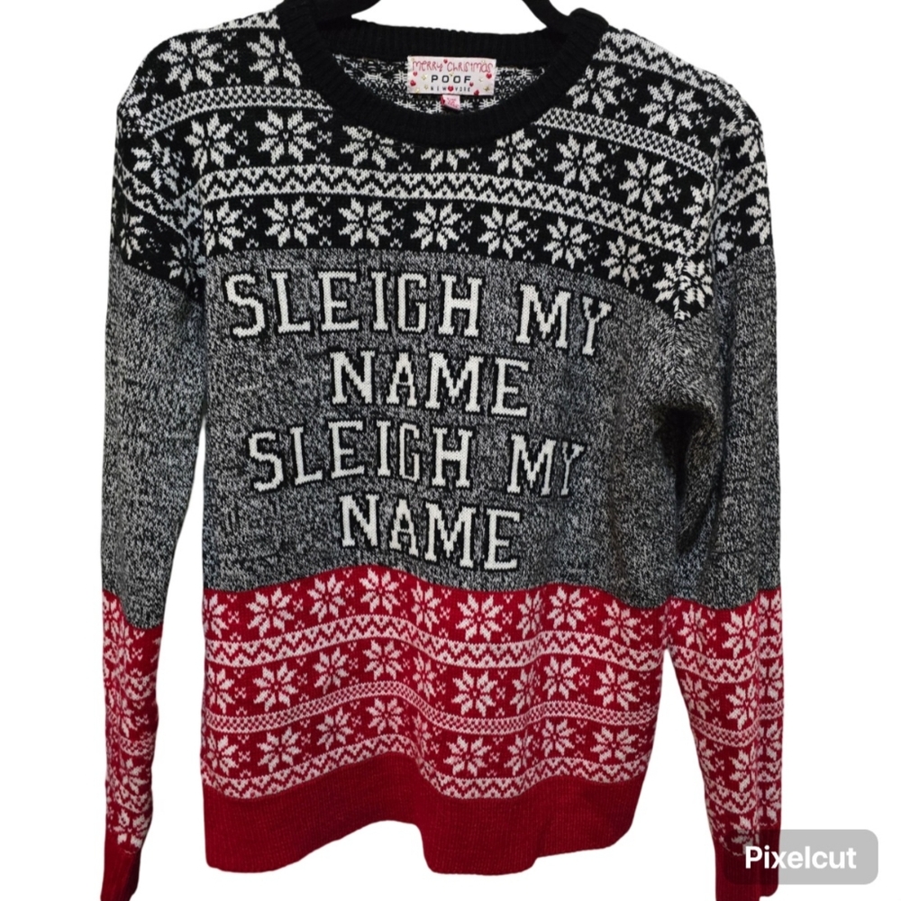 Cozy SLEIGH my name sweater ✨️ 😍